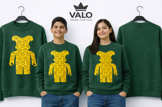 kids printed pullover