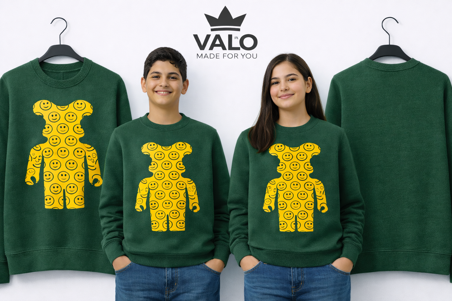 kids printed pullover