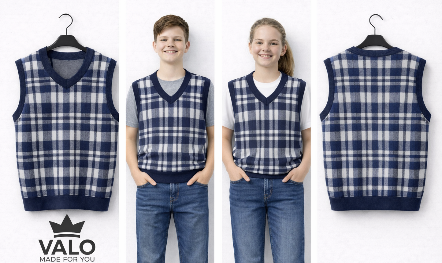 kids v sweater vest